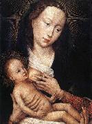 WEYDEN, Rogier van der Portrait Diptych of Jean de Gros France oil painting reproduction